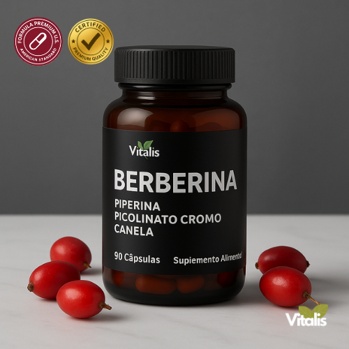 Berberina 500mg 90 Capsulas