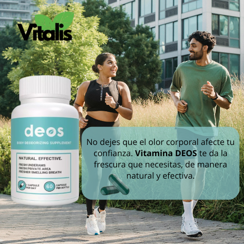 Vitaminas DEOS con clorofila y menta desodorante interno natural