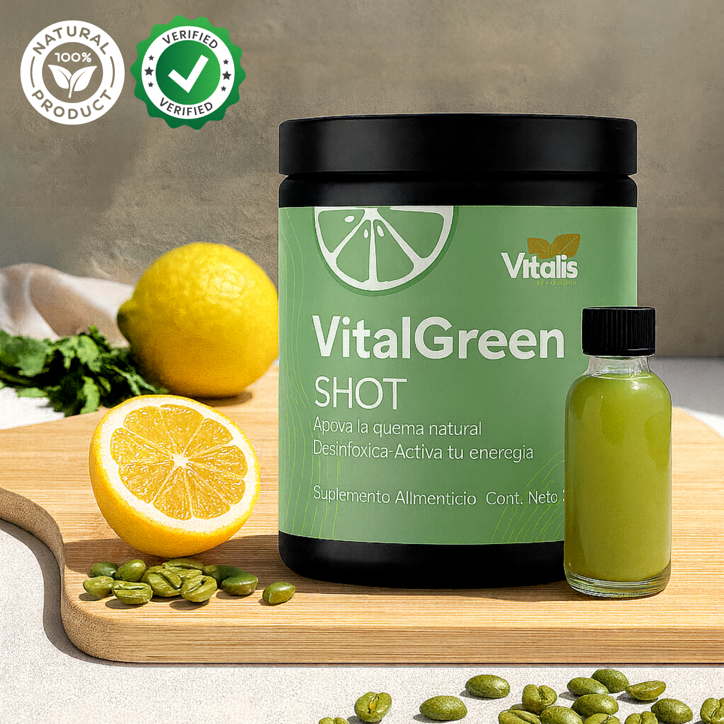 VitalGreen Shot Verde 300g