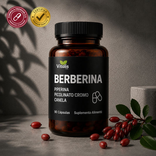 Berberina 500mg 90 Capsulas
