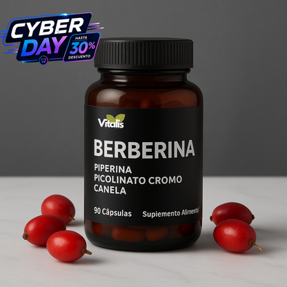 Berberina 500mg 90 Capsulas