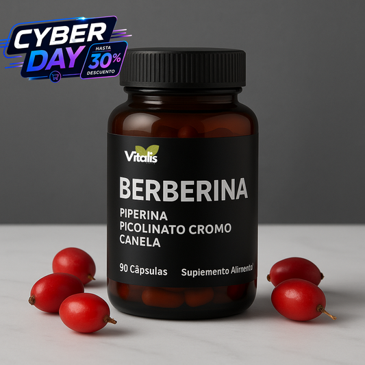Berberina 500mg 90 Capsulas