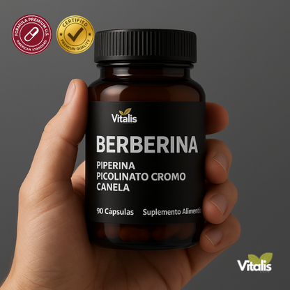 Berberina 500mg 90 Capsulas