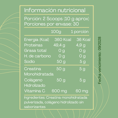 RegenX Creatina+Colágeno+Vitamina C |300 g