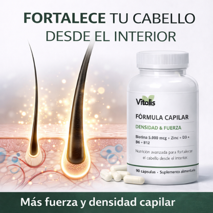 Fórmula Capilar Densidad & Fuerza | 90 Cápsulas