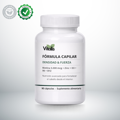 Fórmula Capilar Densidad & Fuerza | 90 Cápsulas