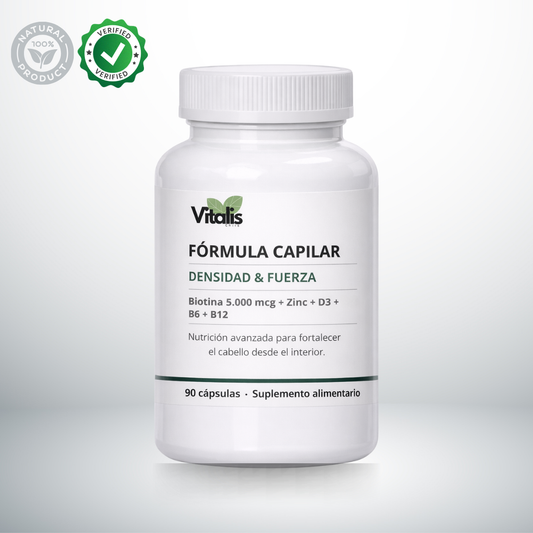 Fórmula Capilar Densidad & Fuerza | 90 Cápsulas