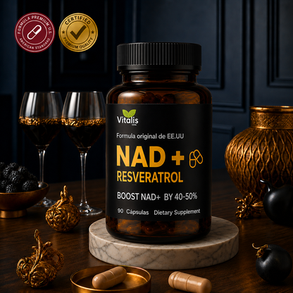 Nad+ Resveratrol 1000mg 90 Cápsulas