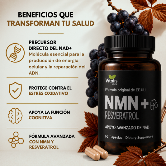 NMN+Resveratrol 1000mg 90 Cápsulas