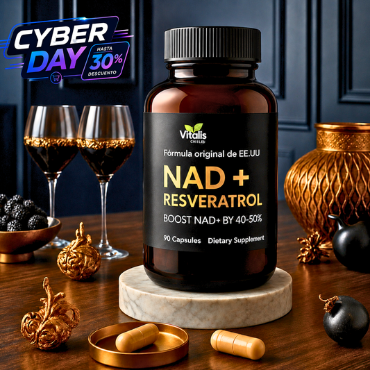 Nad + Resveratrol 1000mg 90 Cápsulas