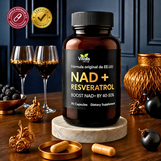 Nad + Resveratrol 1000mg 90 Cápsulas