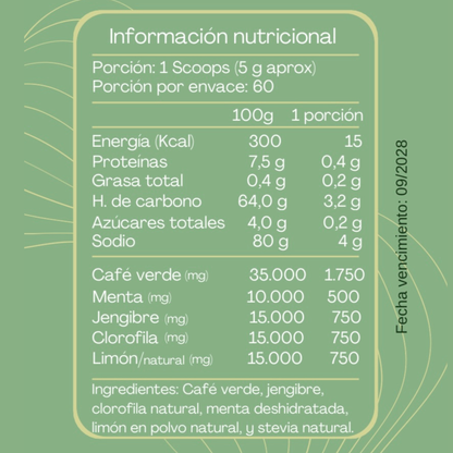 Shot VitalGreen DETOX 300g