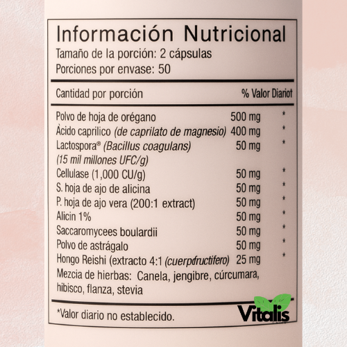 Cándida Cleanse 100 Cap.